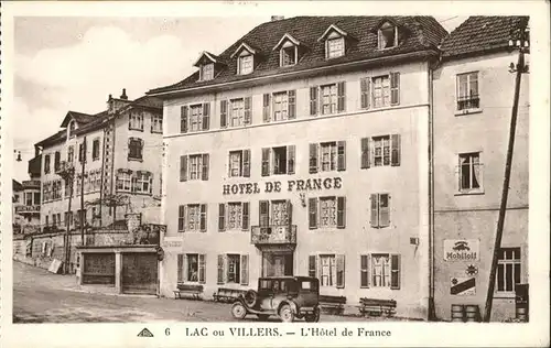Villers-le-Lac Hotel de France / Villers-le-Lac /Arrond. de Pontarlier