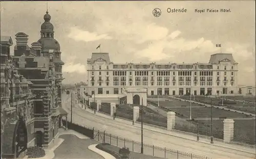 hw08800 Ostende Flandre Royal Palace Hotel Kategorie.  Alte Ansichtskarten