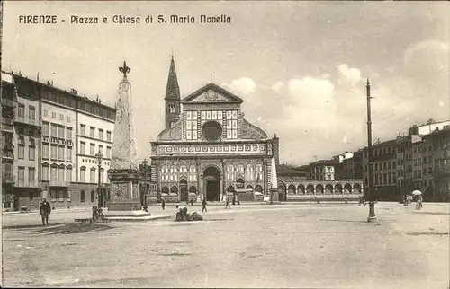 Firenze Toscana Piazza e Chiesa di Santa Maria Novella