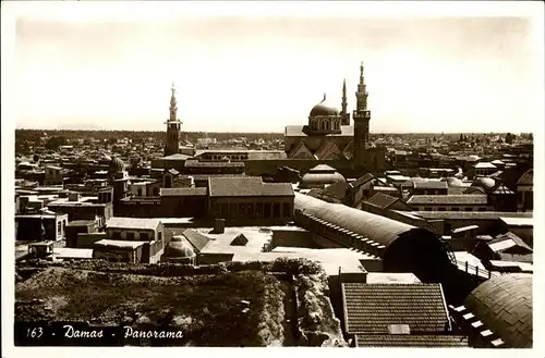 wz02596 Damas Damaskus Syria Panorama Kategorie.  Alte Ansichtskarten