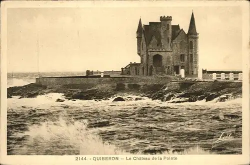 Quiberon Morbihan Chateau de la Pointe / Quiberon /Arrond. de Lorient