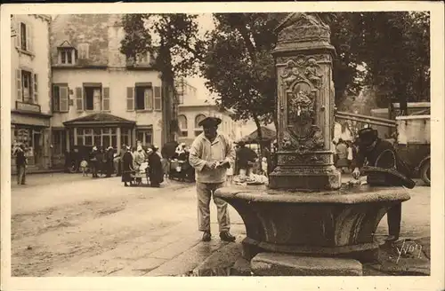 Concarneau Finistere Brunnen / Concarneau /Arrond. de Quimper