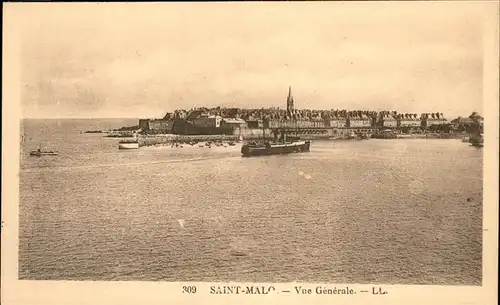 Saint-Malo Ille-et-Vilaine Bretagne Vue generale / Saint-Malo /Arrond. de Saint-Malo