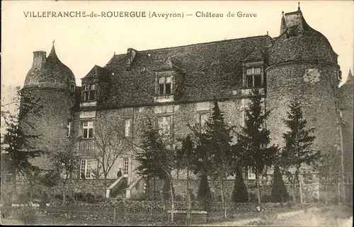 Villefranche-de-Rouergue Chateau de Grave / Villefranche-de-Rouergue /Arrond. de Villefranche-de-Rouergue