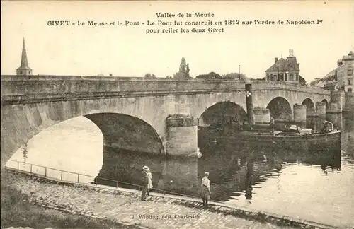 Givet Ardennes Mause Le Pont / Givet /Arrond. de Charleville-Mezieres