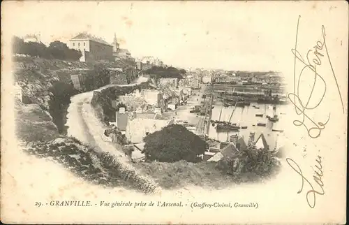 Granville Manche Vue generale / Granville /Arrond. d Avranches