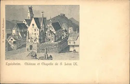 Eguisheim Haut Rhin Chateau Chapelle S Leon / Eguisheim /Arrond. de Colmar