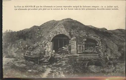 Fleury-devant-Douaumont le Fort de Souville / Fleury-devant-Douaumont /Arrond. de Verdun