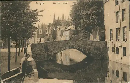 wz05279 Bruges Flandre Pont de Cheval Kategorie.  Alte Ansichtskarten