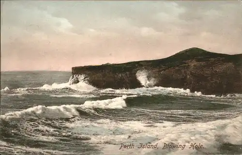 Porth Island Blowing Hole