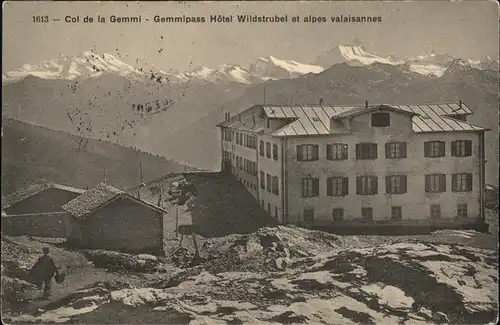 Gemmipass Wallis Hotel Wildstrubel / Gemmipass /Rg. Leukerbad