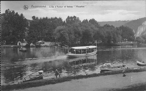 Anseremme L Ile d Amour Bateau Mouettes Kat. 