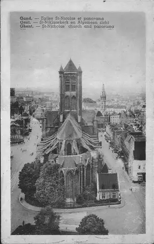 Gand Belgien St. Niklaaskerk Algmeen zicht /  /