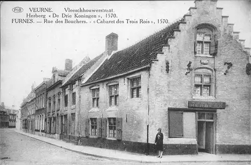 Veurne Vleeschhouwerstraat De drie Koningen Kat. 