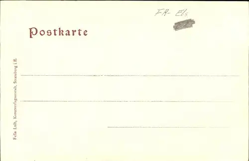 Strasbourg Alsace 25. Pabstjubilaeum Leo VIII 1903 / Strasbourg /Arrond. de Strasbourg-Ville