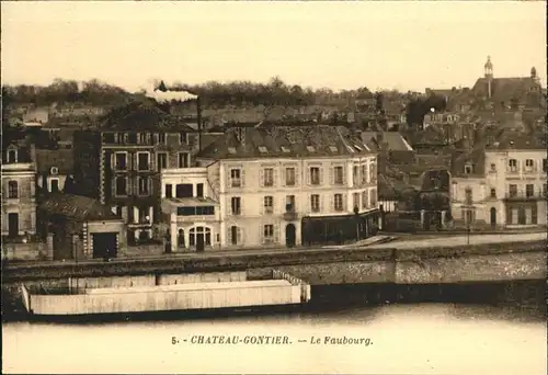 hw15420 Faubourg de Bruxelles Chateau-Gontier Kategorie.  Alte Ansichtskarten