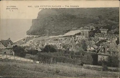 Petites Dalles Les Vue generale / Cote d Albatre /Arrond. du Havre