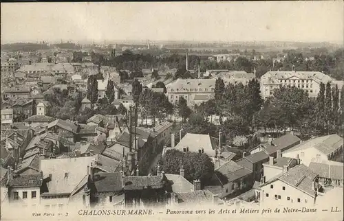 Chalons-sur-Marne Ardenne Panorama / Chalons en Champagne /Marne