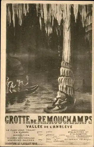 Remouchamps Liege Grotte Boot Kat. 