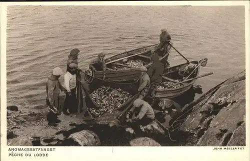 Groenland Peche du Lodde Angmagssatfangst