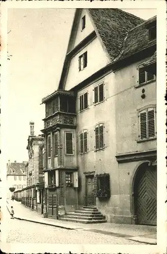 Selestat Bas Rhin Elsass Maison Historique, rue de Verdun / Selestat /Arrond. de Selestat-Erstein