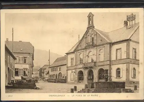 Grendelbruch Bas Rhin Alsace Place de la Mairie / Grendelbruch /Arrond. de Molsheim