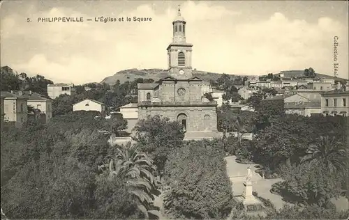 Philippeville Algerien Eglise Square