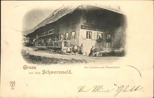 Himmelreich Schwarzwald Gasthaus 