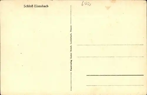 Lauterbach Hessen Schloss Eisenbach Kuehe / Lauterbach (Hessen) /Vogelsbergkreis LKR