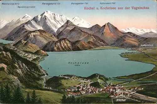 Kochel See Kochelsee / Kochel a.See /Bad Toelz-Wolfratshausen LKR