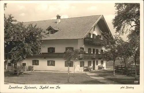 Kochel See Fremdenzimmer Krinner / Kochel a.See /Bad Toelz-Wolfratshausen LKR
