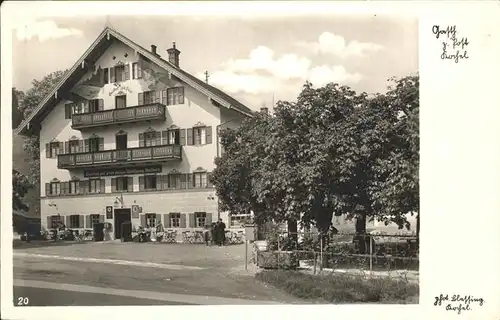 Kochel See Gasthof Post / Kochel a.See /Bad Toelz-Wolfratshausen LKR