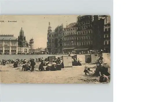wz18167 Ostende Flandre Kursaal Kategorie.  Alte Ansichtskarten
