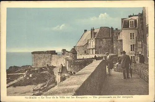 Saint-Malo Ille-et-Vilaine Bretagne Le Tour de la Ville
Remparts / Saint-Malo /Arrond. de Saint-Malo