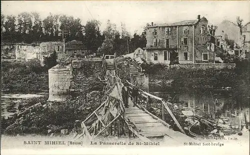 Saint-Mihiel Passerelle de St.-Mihiel / Saint-Mihiel /Arrond. de Commercy