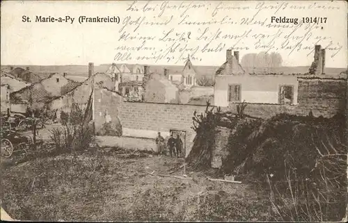 Sainte-Marie-a-Py Feldzug 1914/15 / Sainte-Marie-a-Py /Arrond. de Chalons-en-Champagne