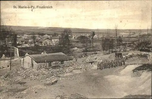 Sainte-Marie-a-Py Truppenlager / Sainte-Marie-a-Py /Arrond. de Chalons-en-Champagne