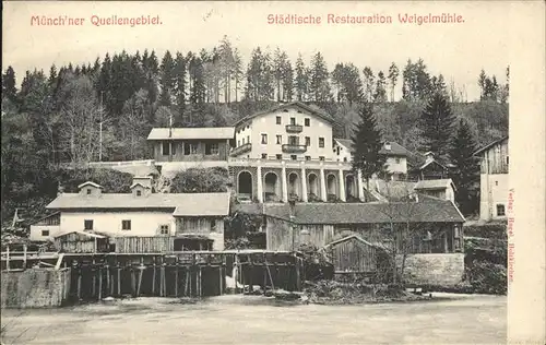 Valley Oberbayern Muenchner Quellengebiet Restauration Weigelmuehle / Valley /Miesbach LKR