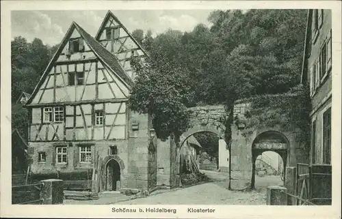 Schoenau Odenwald Klostertor / Schoenau /Heidelberg Stadtkreis