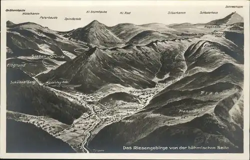 Riesengebirge Silberkamm Kl. rad Sturmhaube Sieben Gruende