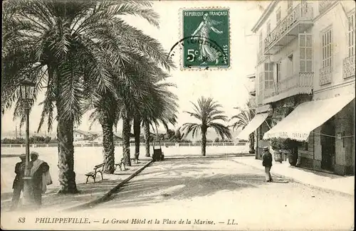Philippeville Algerien Grand Hotel Place Marine