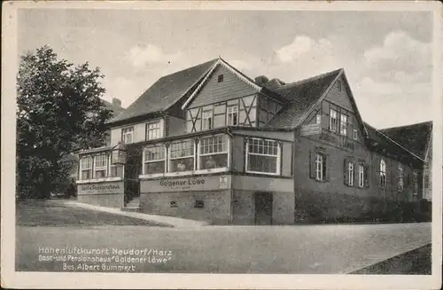 Neudorf Harzgerode Hoehenluftkurort, Goldener Loewe Gasthaus /  /