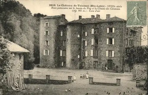 Vergezac Le Chateau de Thiolent / Vergezac /Arrond. du Puy