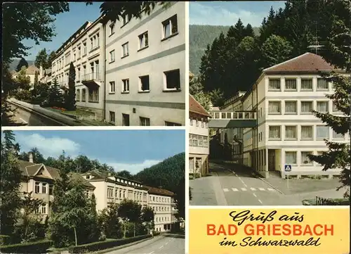 Bad Griesbach Schwarzwald Bad Peterstal Mineralbad Moorbad / Bad Peterstal-Griesbach /Ortenaukreis LKR