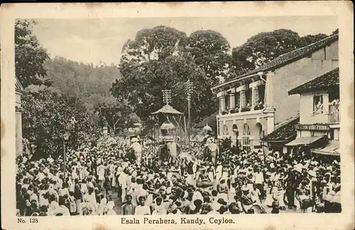 Ceylon = Sri Lanka Esala Perahera Kandy Kat. 