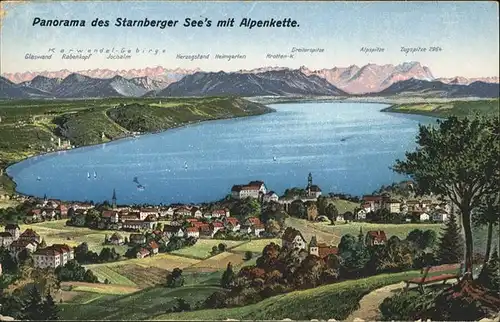 Starnbergersee Alpenkette / Starnberg /Starnberg LKR