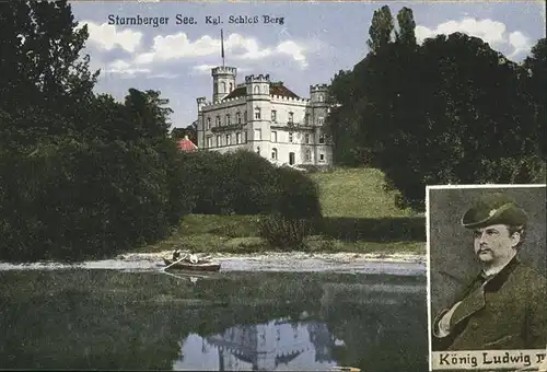 Starnbergersee Kgl. Schloss Berg / Starnberg /Starnberg LKR