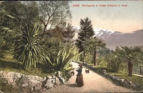 Arco Trentino Parkpartie Hotel Viktoria