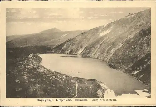 Riesengebirge Grosser Teih Schneekoppe Prinz Heinrich Baude