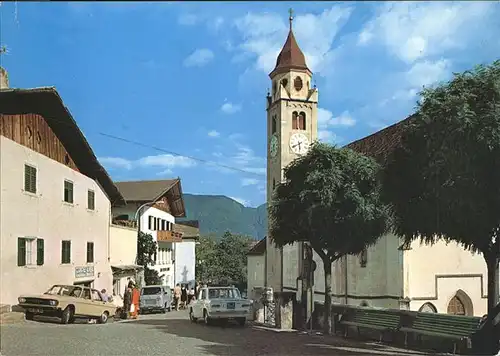 Dorf Tirol Tirolo Kirche